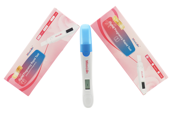 3 मिनट में स्पष्ट परिणाम के साथ तेजी से डिजिटल गर्भावस्था परीक्षण किट