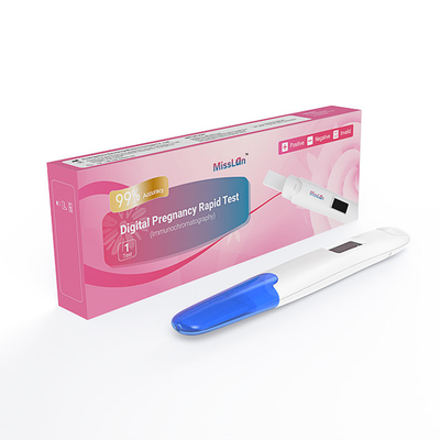 OTC 25mIU/mL के लिए FDA 510k CE ANVISA डिजिटल गर्भावस्था परीक्षण किट
