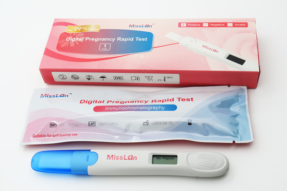 एमडीएसएपी डिजिटल एचसीजी टेस्ट किट डिजिटल गर्भावस्था त्वरित परीक्षण घर पर जल्दी पता लगाने